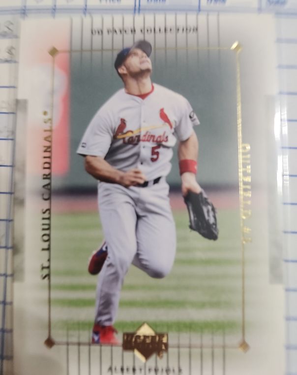 2003 UD Patch Collection #106 Albert Pujols — front