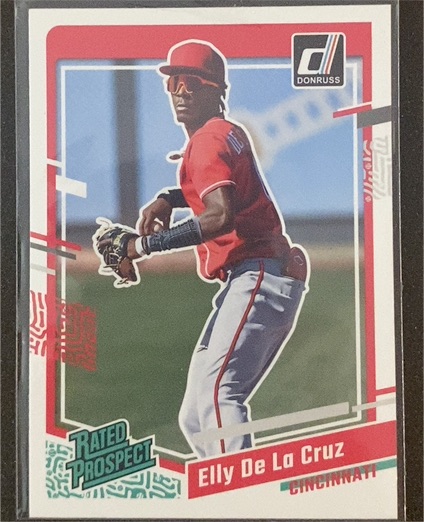 2023 Panini Donruss Rated Prospect #57 Elly De La Cruz — front