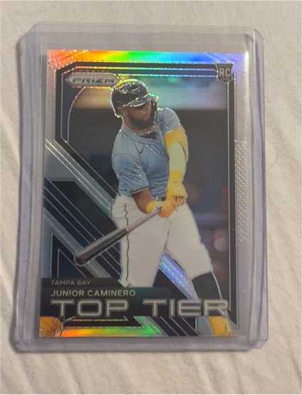 2024 Panini Prizm Top Tier #1 Junior Caminero — front