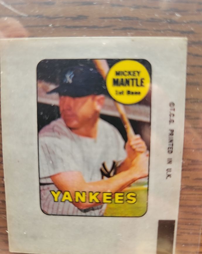 1969 Topps #500 Mickey Mantle — front
