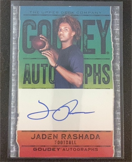 2024 Upper Deck Goodwin Champions Goudey Autographs #GA-JR Jaden Rashada — front