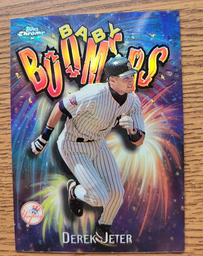 1998 Topps Chrome Baby Boomers #BB1 Derek Jeter — front