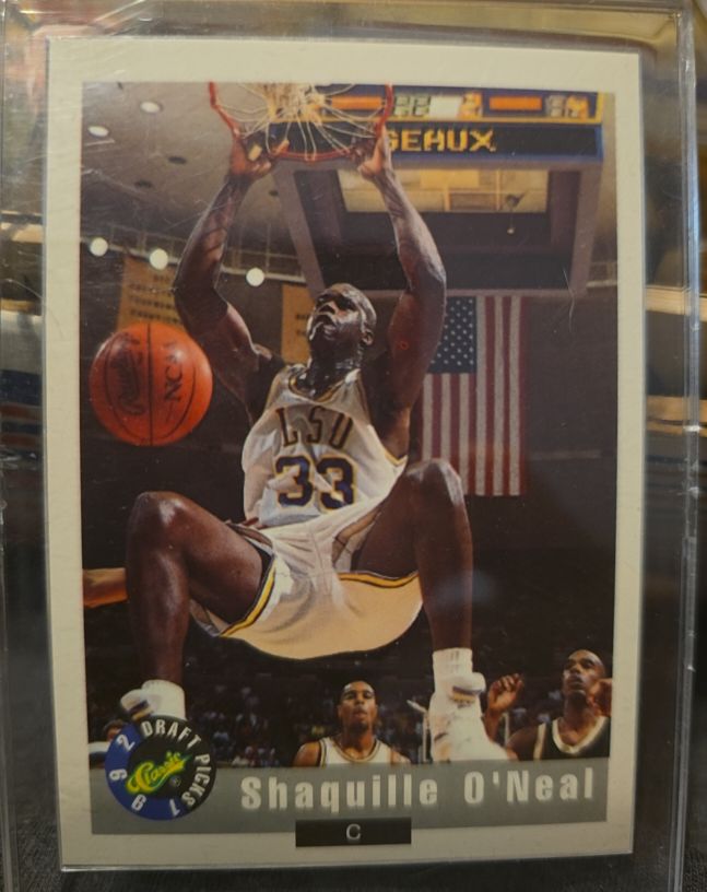 1992 Classic Draft Picks #1 Shaquille O'Neal — front