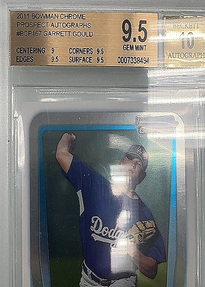 2011 Bowman Chrome Prospect Autographs #BCP167 Garrett Gould — front