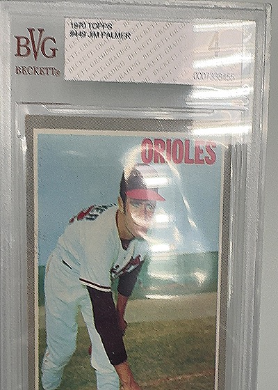 1970 Topps #449 Jim Palmer — front