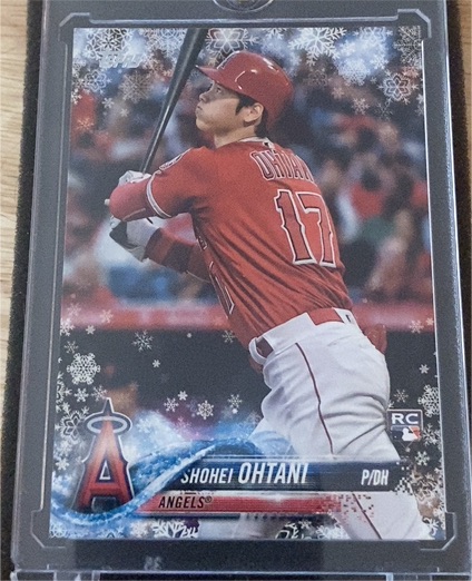 2018 Topps Holiday #HMW17 Shohei Ohtani — front