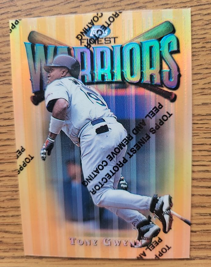 1997 Topps Finest Warriors Tony Gwynn — front