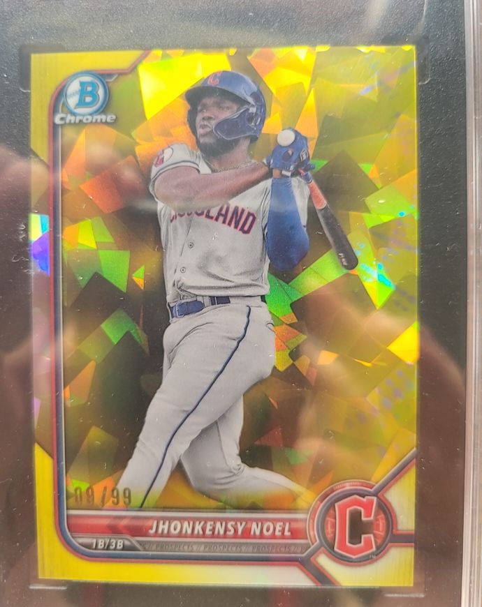 2022 Bowman Chrome Sapphire #BCP-2 Jhonkensy Noel — front