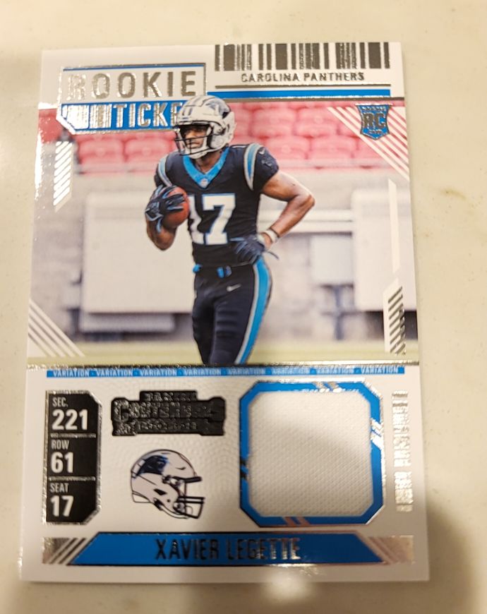 2024 Panini Contenders Rookie Ticket #RTS-XLE Xavier Legette — front