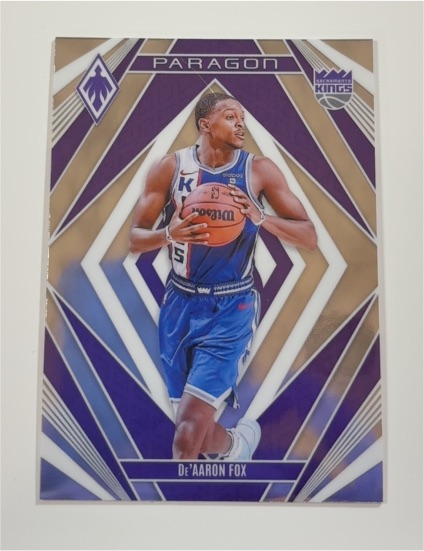 2023-24 Panini Phoenix Paragon #19 De'Aaron Fox — front