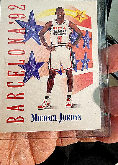 1991-92 SkyBox #534 Michael Jordan Barcelona '92 — front