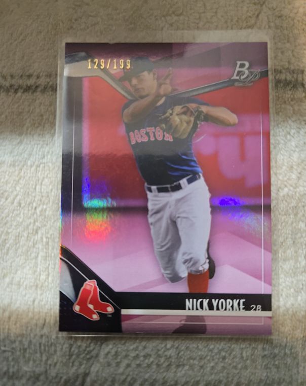 2021 Bowman Platinum Top Prospects #TOP-24 Nick Yorke — front