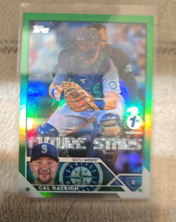 2023 Topps Series 1 #160 Cal Raleigh Future Stars — front