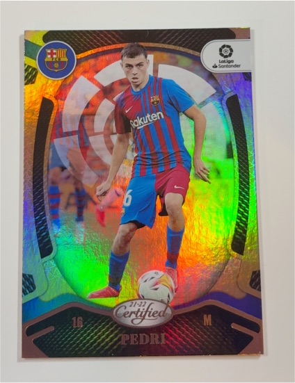 2021-22 Panini Chronicles Certified #154 Pedri — front