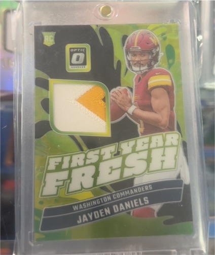 2024 Panini Donruss Optic First Year Fresh #FYF-JDS Jayden Daniels — front