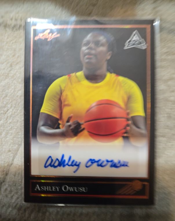 2021-22 Leaf Memories #2 Ashley Owusu — front