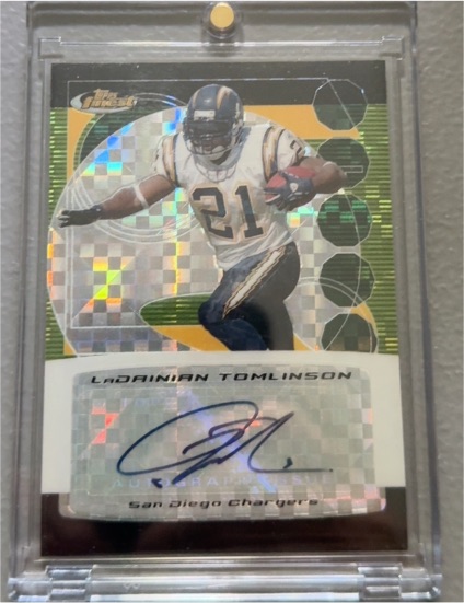 2006 Topps Finest #FA-LT LaDainian Tomlinson — front