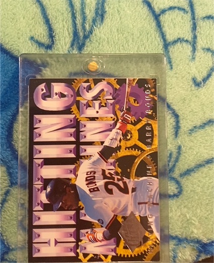 1994 Fleer Ultra Hitting Machines #9 Barry Bonds — front