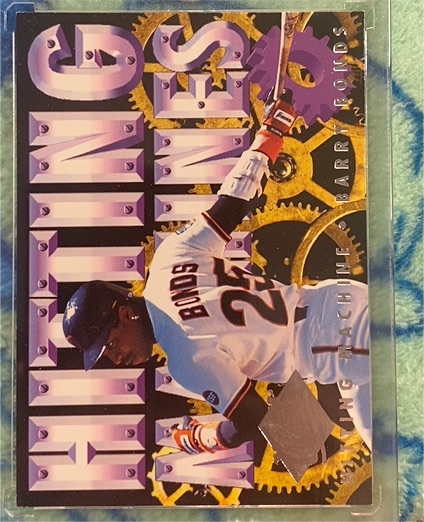 1994 Fleer Ultra Hitting Machines #3 Barry Bonds — front