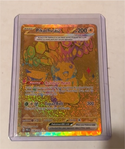 2023 Pokémon TCG Scarlet & Violet Prismatic Evolutions #179 Pikachu ex — front
