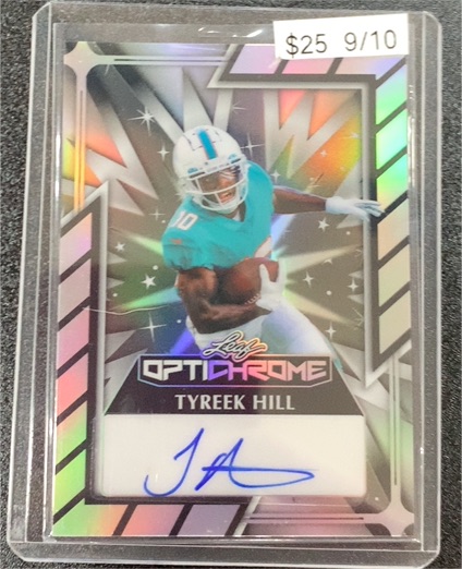 2024 Leaf Optichrome #O-TH1 Tyreek Hill — front