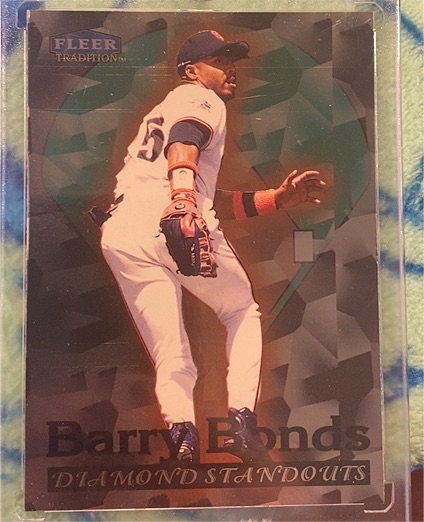 1998 Fleer Tradition Diamond Standouts #2 Barry Bonds — front