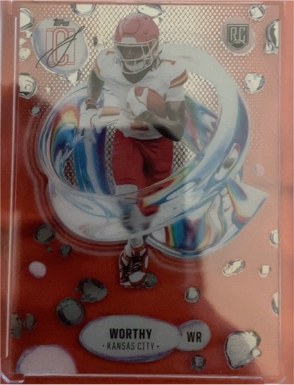 2024 Topps Signature Class #F-8 Xavier Worthy — front