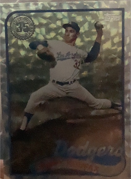 1992 Topps #35 Sandy Koufax — front