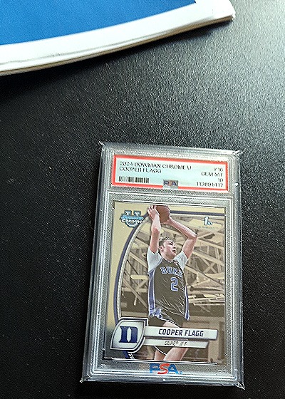 2024 Bowman Chrome University #16 Cooper Flagg — front