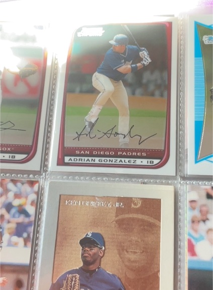 2008 Topps Chrome #144 Adrian Gonzalez — front