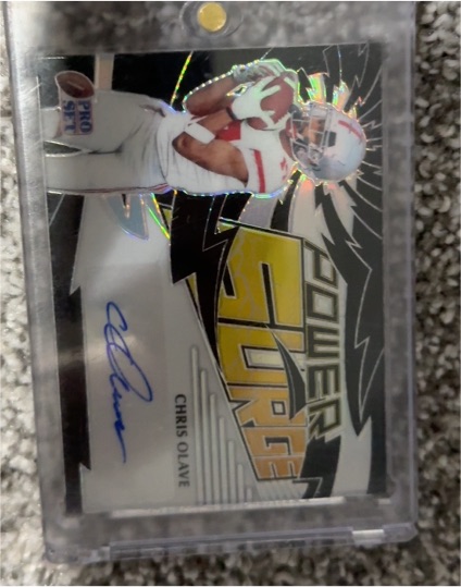 2022 Pro Set Leaf Power Surge Chris Olave — front