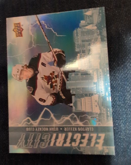2024-25 Upper Deck Series 2 #EC-6 Clayton Keller Electricity — front