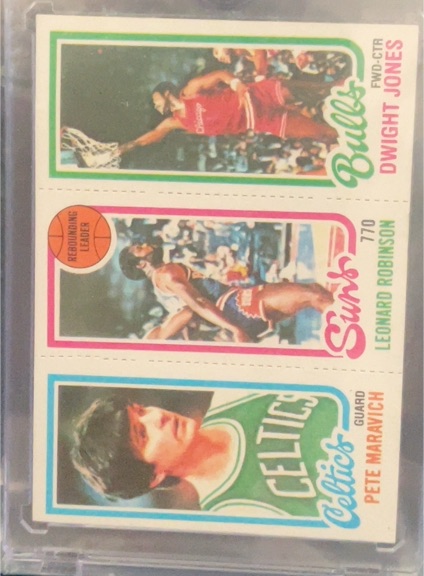 1980-81 Topps #46 / 97 / 187 Dwight Jones / Leonard Robinson / Robert Parish — front