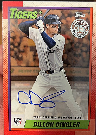 2025 Topps Series 2 1990 Topps #90B2-DD Dillon Dingler — front