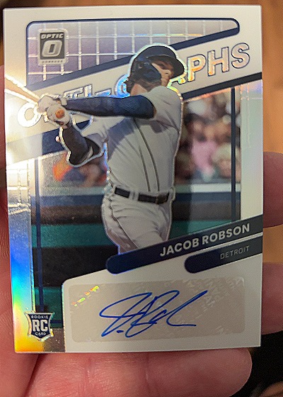2023 Donruss Optic #RC Jacob Robson — front