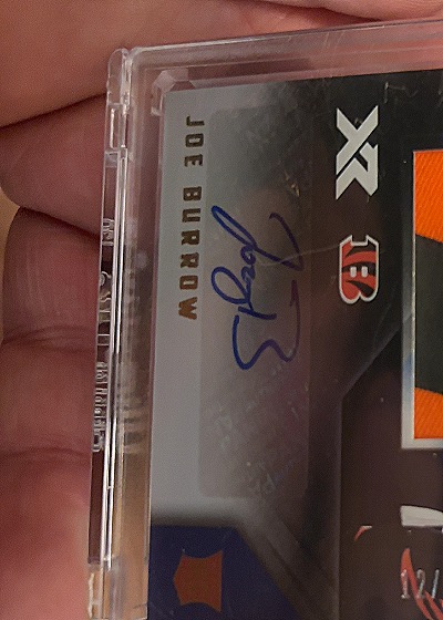2020 Panini XR Joe Burrow — front