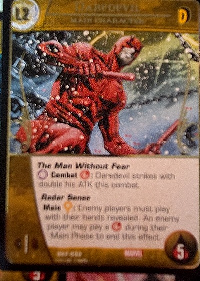 2015 Upper Deck VS System #DEF-002 Daredevil — front