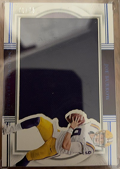 2024 Panini National Treasures Collegiate #11/75 Joe Burrow — front