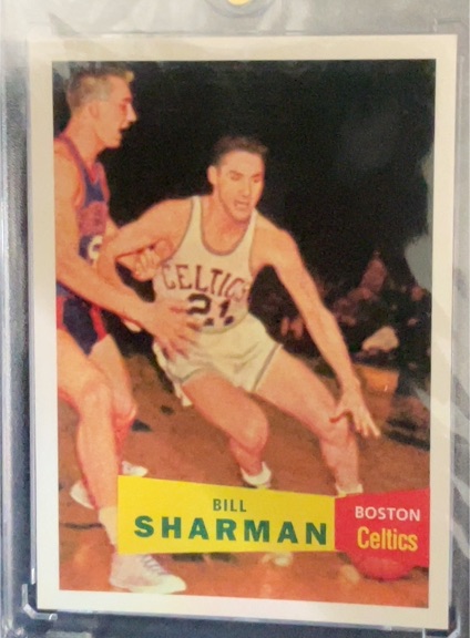 1957 Topps #5 Bill Sharman — front