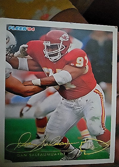 1994 Fleer #227 Dan Saleaumua — front