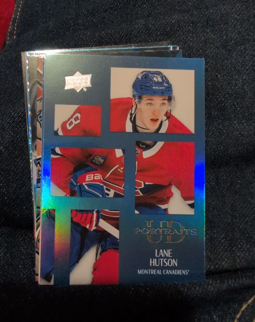 2024-25 Upper Deck UD Portraits #P44 Lane Hutson — front