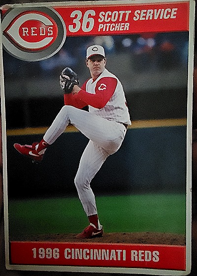 1996 Kahn's Cincinnati Reds #NNO Scott Service — front