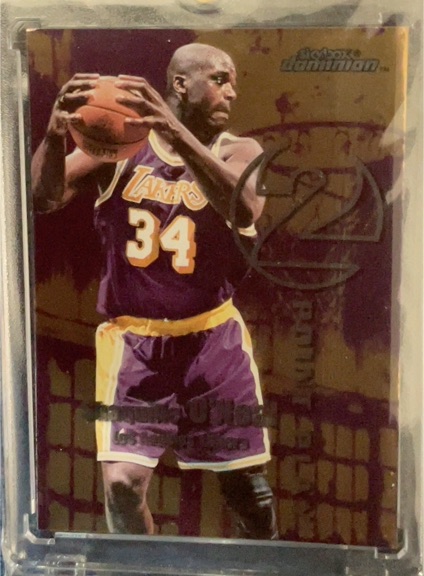 1999-00 Skybox Dominion #5 TP Shaquille O'Neal — front