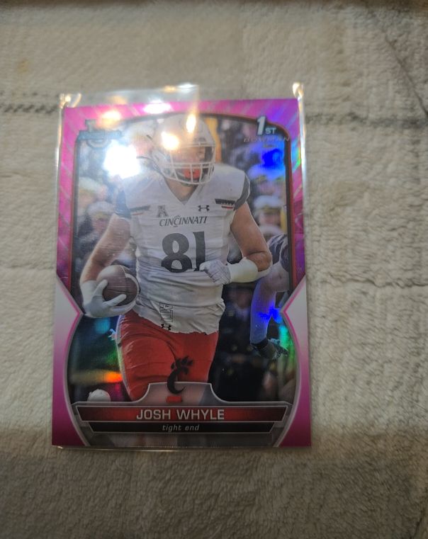 2022 Bowman University Chrome #89 Josh Whyle — front