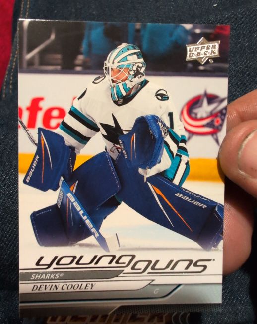 2024-25 Upper Deck Series 2 #473 Devin Cooley Young Guns — front