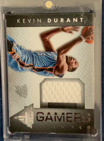 2013 Panini Titanium Gamers Kevin Durant — front