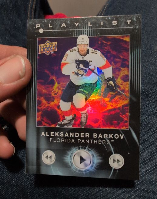 2024-25 Upper Deck Series 2 Playlist #PL-9 Aleksander Barkov — front