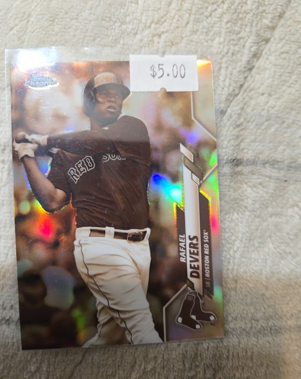 2020 Topps Chrome #93 Rafael Devers — front