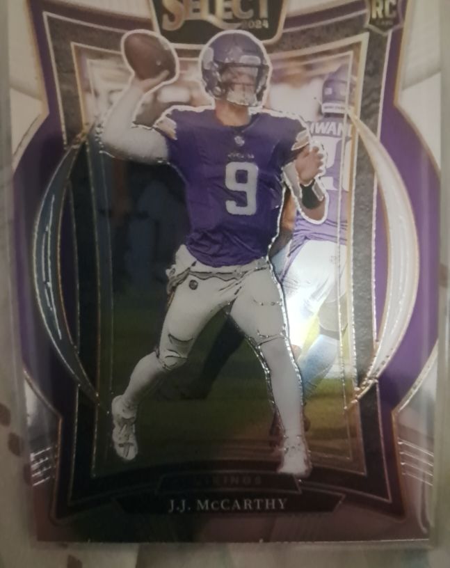 2024 Panini Select #24 J.J. McCarthy — front