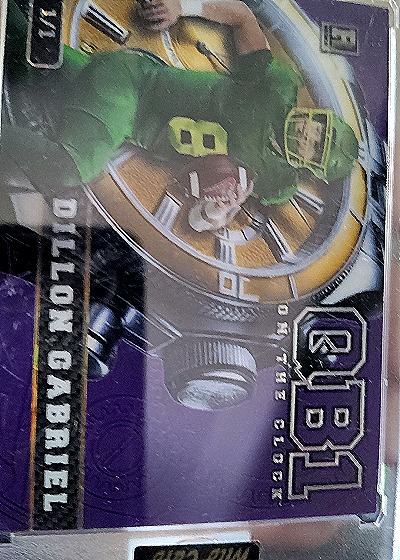 2024 Wild Card QB1 On The Clock #Dillon Gabriel — front